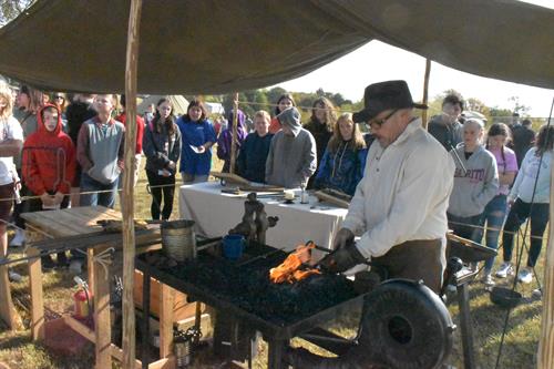 Blacksmith at Liberty Days: A Living History Timeline