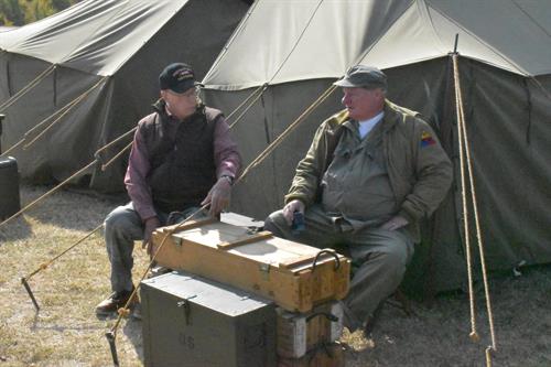 WWII re-enactors at Liberty Days