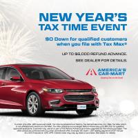 America's Car-Mart New Year's Tax Time Event