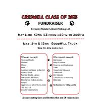 Good Will Truck accepting donations for Creswell's Class of 2025 Fundraiser