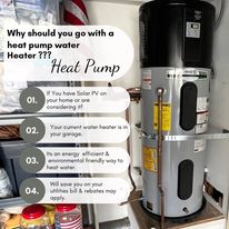 Ever thought about putting a heat pump water heater in your home?