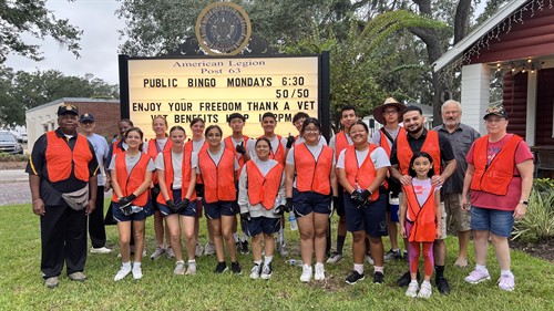 Cleaning up our community in the Adopt a Highway program