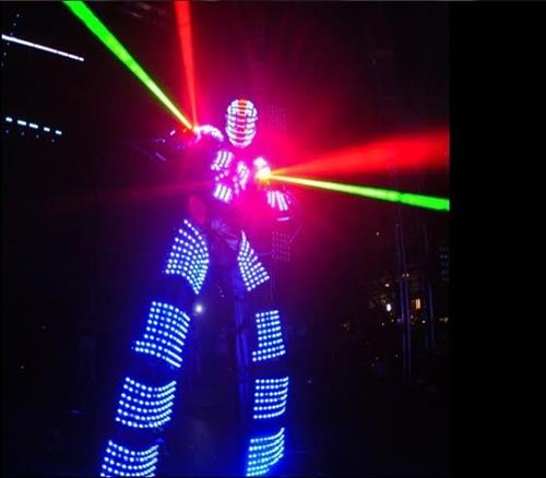 LED Robot Stilt Walkers Or almost any theme you can think of we have!
