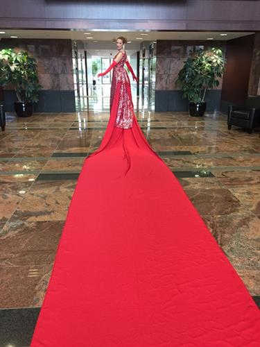 WOW - Living Red Carpet Dress for a grand entrance.