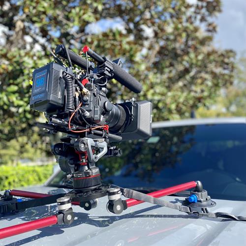 We aren't stationary. We have vehicle rigging and drones available to ensure we get the best supporting shots for your video assets.