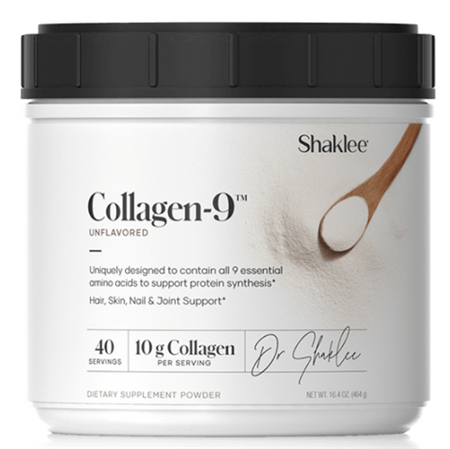 Don't let a day go by without Collagen-9 - not just any collagen - only Shaklee's has all 9 amino acids