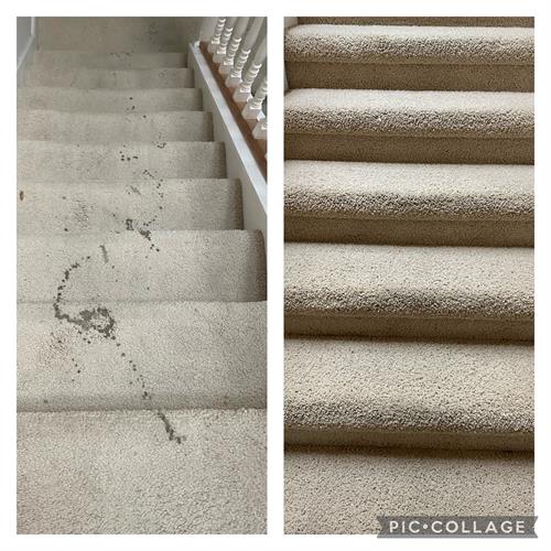 Clean Stain in Stairs