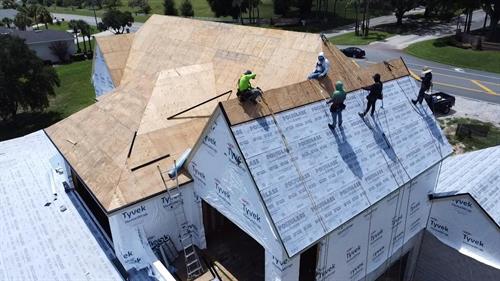 High pitch second story roofs don't scare us