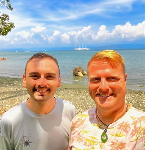 Enjoying the beach in Panama!