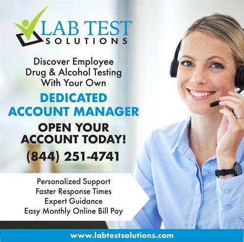 Discover employee drug and alcohol testing with your own dedicated account manager!