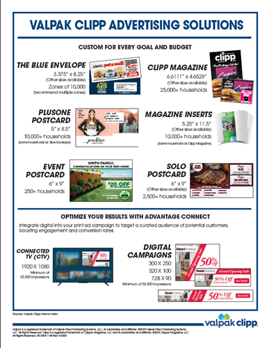 VALPAK CLIPP ADVERTISING SOLUTIONS