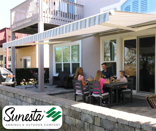 Sunesta retractable awning stay cooler with your family 