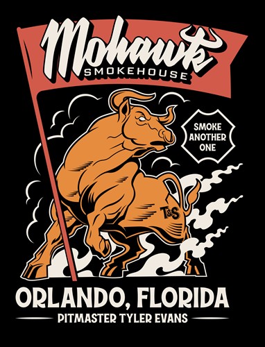 Mohawk Smokehouse T-Shirt Design