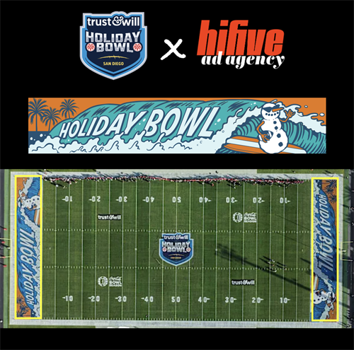 Trust & Will Holiday Bowl 2025 - End-Zone Creatives