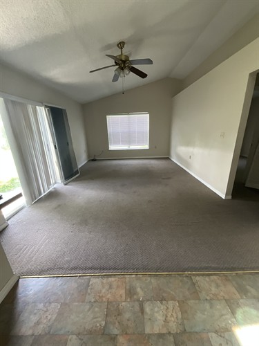 Painting and Carpet-to-Laminate Flooring Installation (Before)