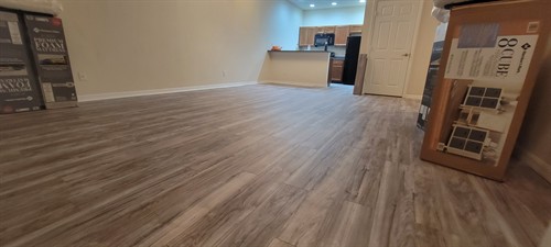Carpet to Vinyl Flooring Installation (After)