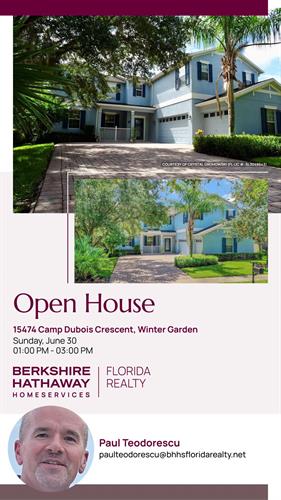 Open House in Winter Garden