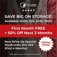 U-Lock Mini Storage - Surrey