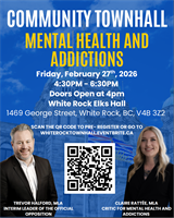 Town Hall with MLA Trevor Halford and MLA Claire Rattée