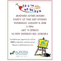 2018 Business After Hours "Party at the Art Studio"- Art 'n Spirits