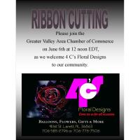 4C's Floral Design's Ribbon Cutting 