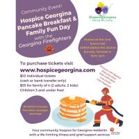 Hospice Georgina Pancake Breakfast with Georgina Firefighters