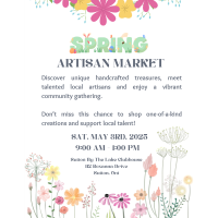 Spring Artisan Market - Sutton By The Lake