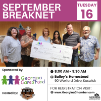 September BreakNet sponsored by the Georgina Cares Fund