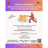 Hospice Georgina Pancake Breakfast with Georgina Firefighters