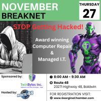 November BreakNet sponsored by TwinBytes Inc.