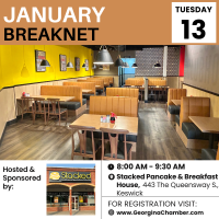 BreakNet sponsored by Stacked Pancake & Breakfast House