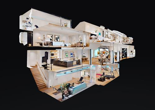 Interactive Dollhouse view of home