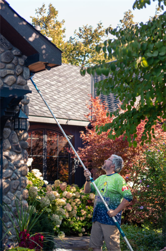 Gutter Cleaning and Polish