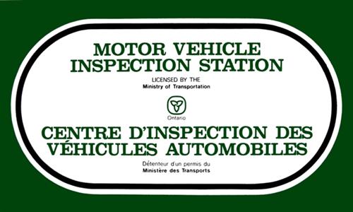 Ministry of Transportation Inspection Station