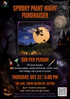 Spooky Paint Night Fundraiser