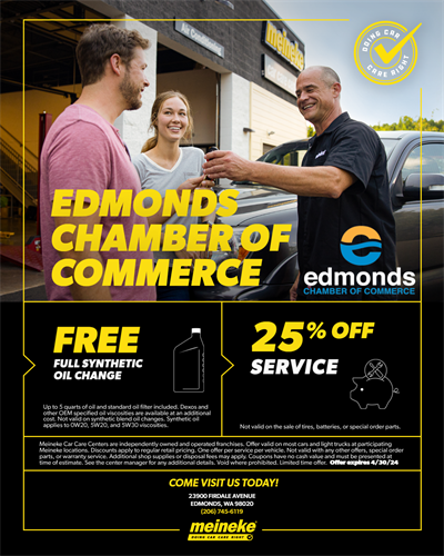 Edmonds Chamber of Commerce Welcome Specials
