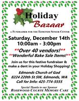 Holiday Bazaar Benefitting Edmonds Senior Center