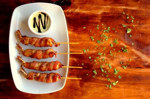 Bacon Wrapped Prawns Bacon Wrapped Prawns