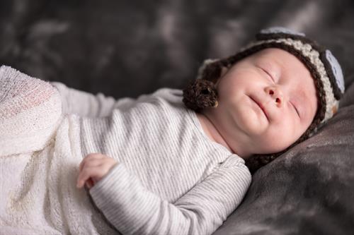 Baby photography of sleeping baby in Lynnwood