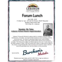 Forum Lunch - Speaker Bo Yates