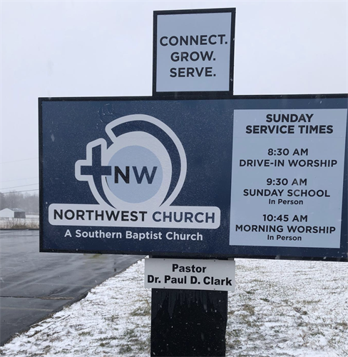 Northwest Baptist Church Pylon Sign