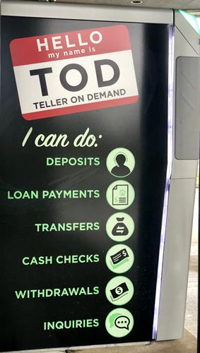 Speak to a live Ozark Bank teller on video for full service banking.