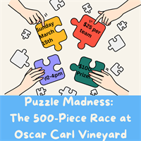 Puzzle Madness: The 500-Piece Race at Oscar Carl Vineyard