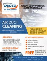 Ductz of Siouxland Winter Service Discounts