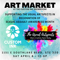 April 8th Custom Ink's Art Market for SAAM