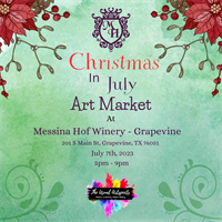Christmas in July Art Market