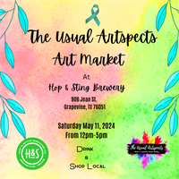 Hop & Sting May Art Market - The Usual Artspects