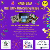 Free Real Estate Mardi Gras at HOP & STING