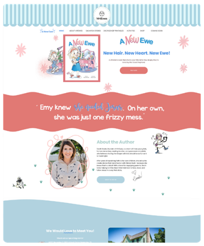 Children's Book Author Website