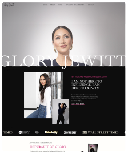 Speaker and Business Author Website